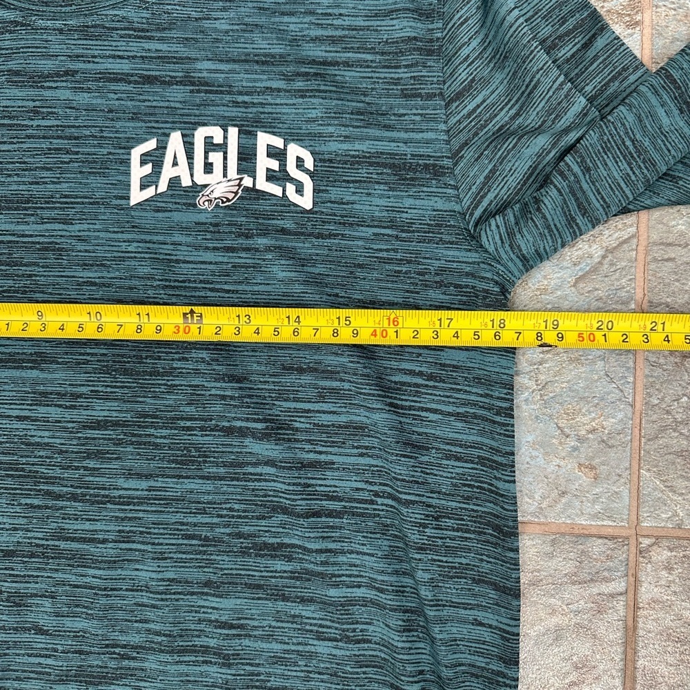 The Nike Tee Onfield Apparel Long Sleeves Philadelphia Eagles Small Mens Green - Picture 6 of 7